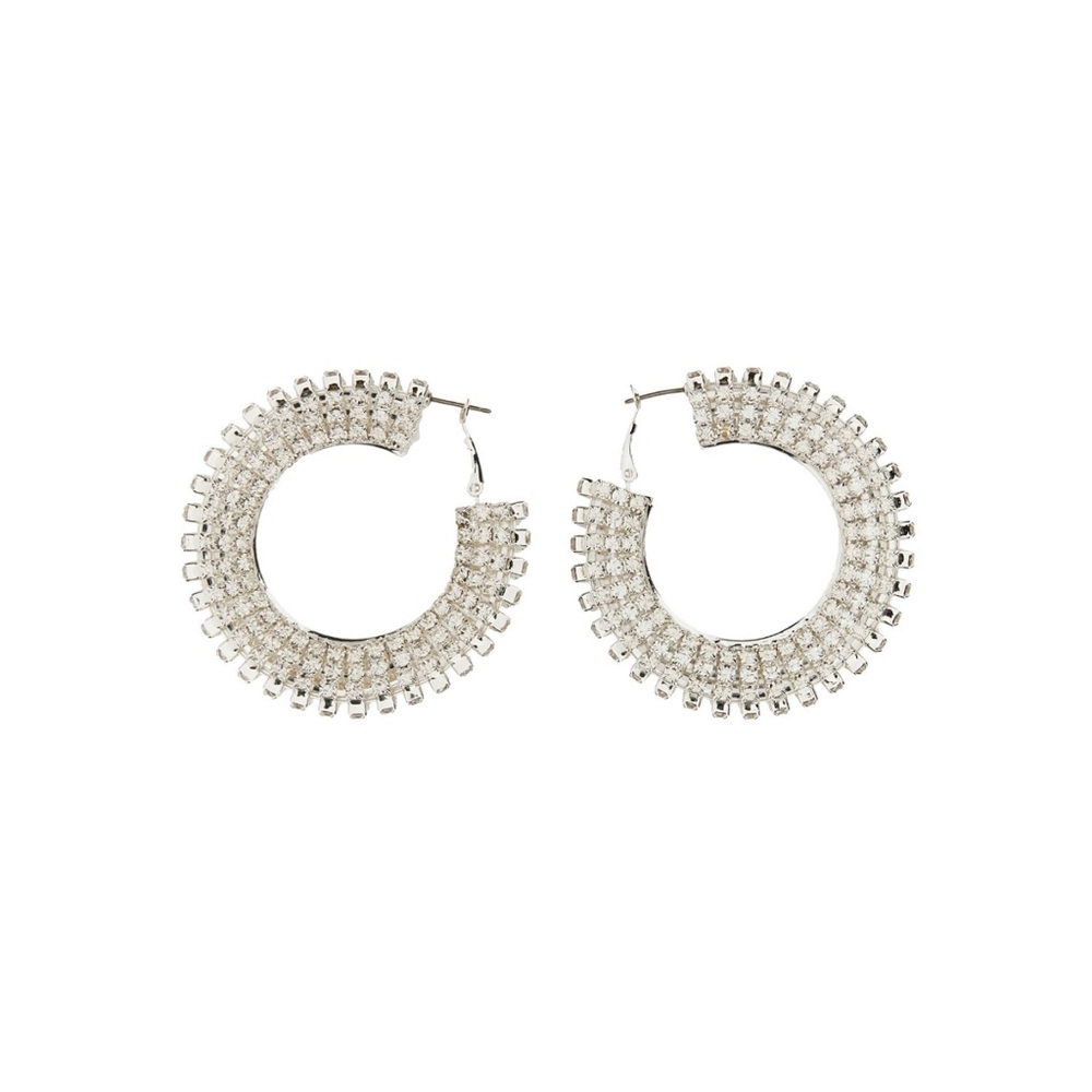 HOOP EARRINGS WITH CRYSTALS
Style ID 901423_SILVER